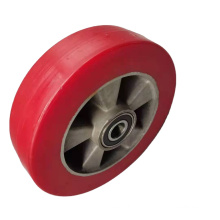 shuntong wholesale Shuntong low price  heavy duty PU Iron caster wheels 8 inch heavy duty caster wheels